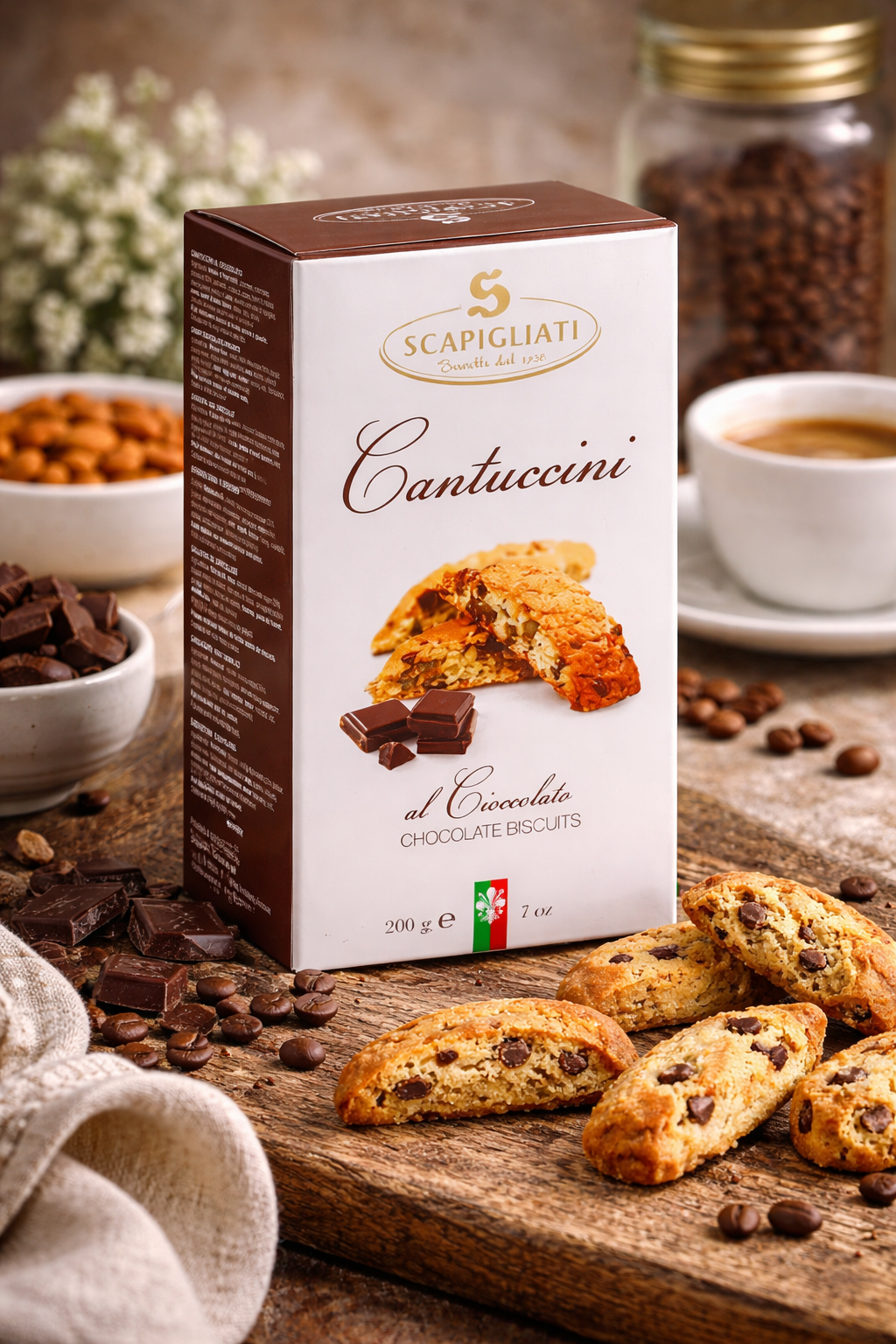 Scapigliati Chocolate Cantuccini (200g /7oz)