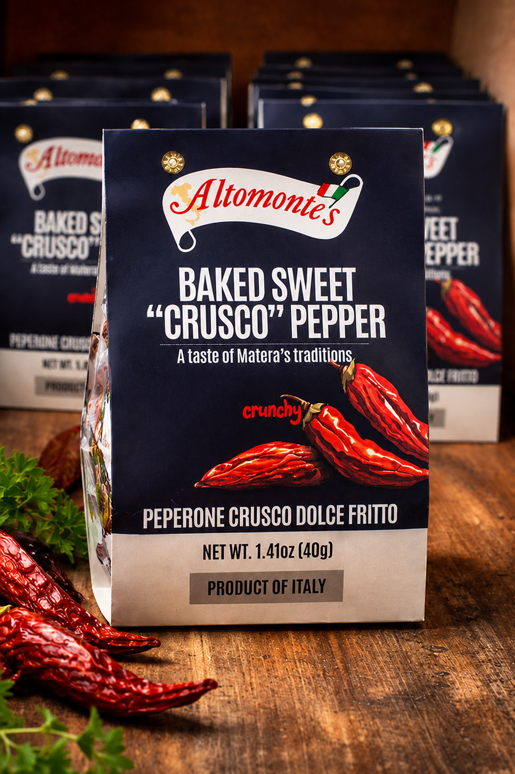 Altomonte's Baked Sweet Peperone Crusco 40g