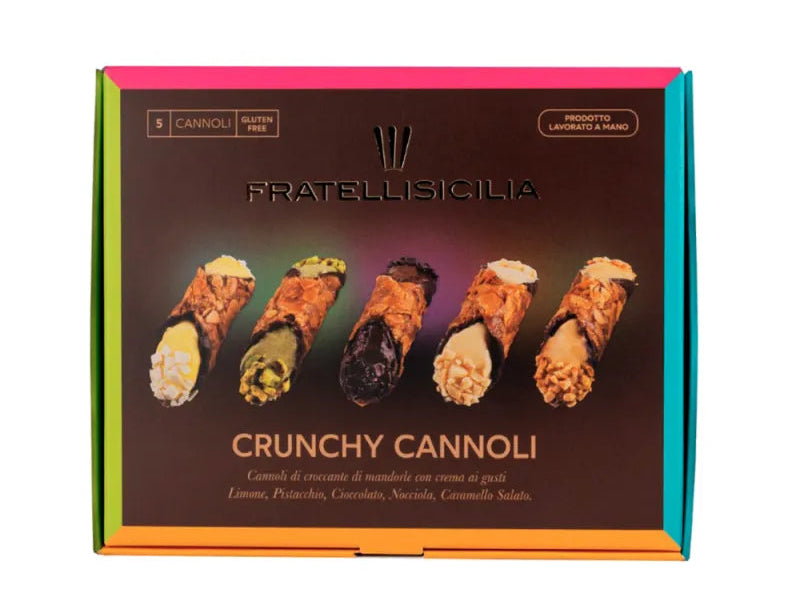 Assorted Crunchy Almond Cannoli with Cream Filling | Gluten Free