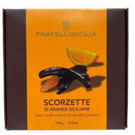 SICILIAN SEMI-CANDIED ORANGE PEELS 100g