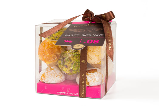 Fratelli Sicilia Assorted Sicilian Pastries – Almond & Pistachio, 250g