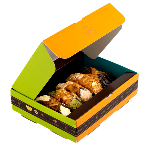 Assorted Crunchy Almond Cannoli with Cream Filling | Gluten Free