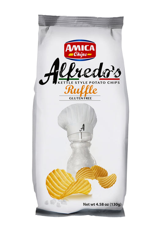 Alfredo's Gourmet Italian Kettle Chips 130g | Amica Chips