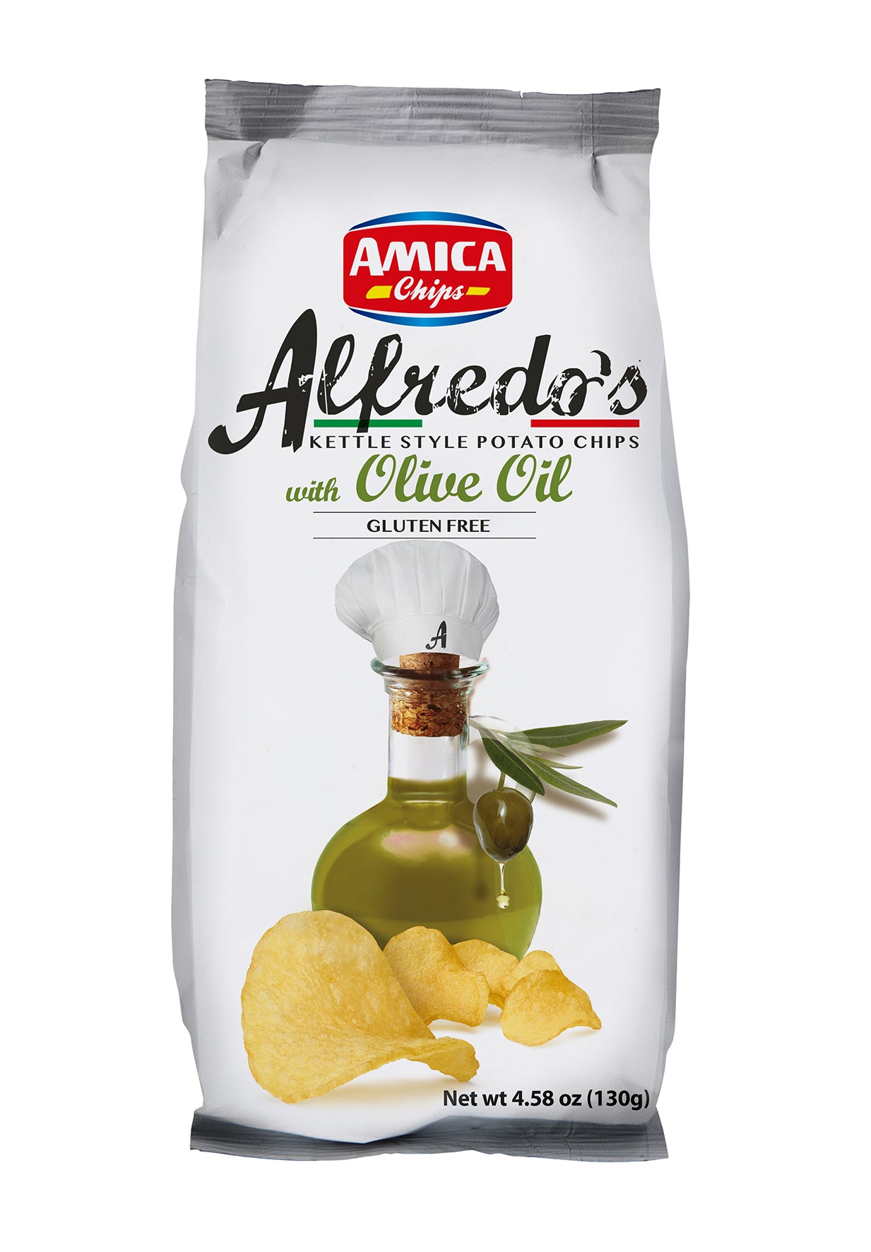 Alfredo's Gourmet Italian Kettle Chips 130g | Amica Chips