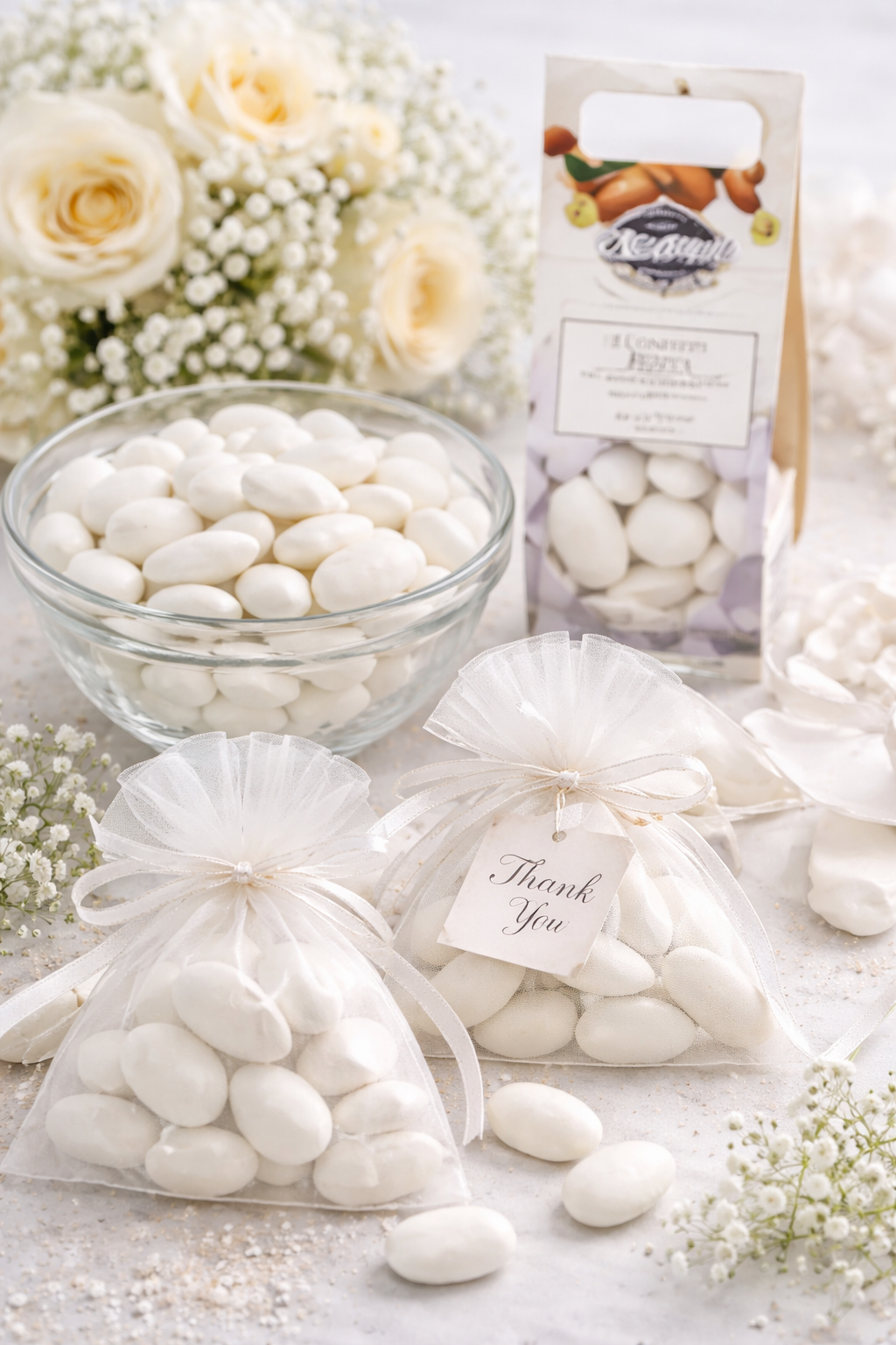 William Di Carlo “Regina” Confetti – 100g | Italian Sugar-Coated Almonds