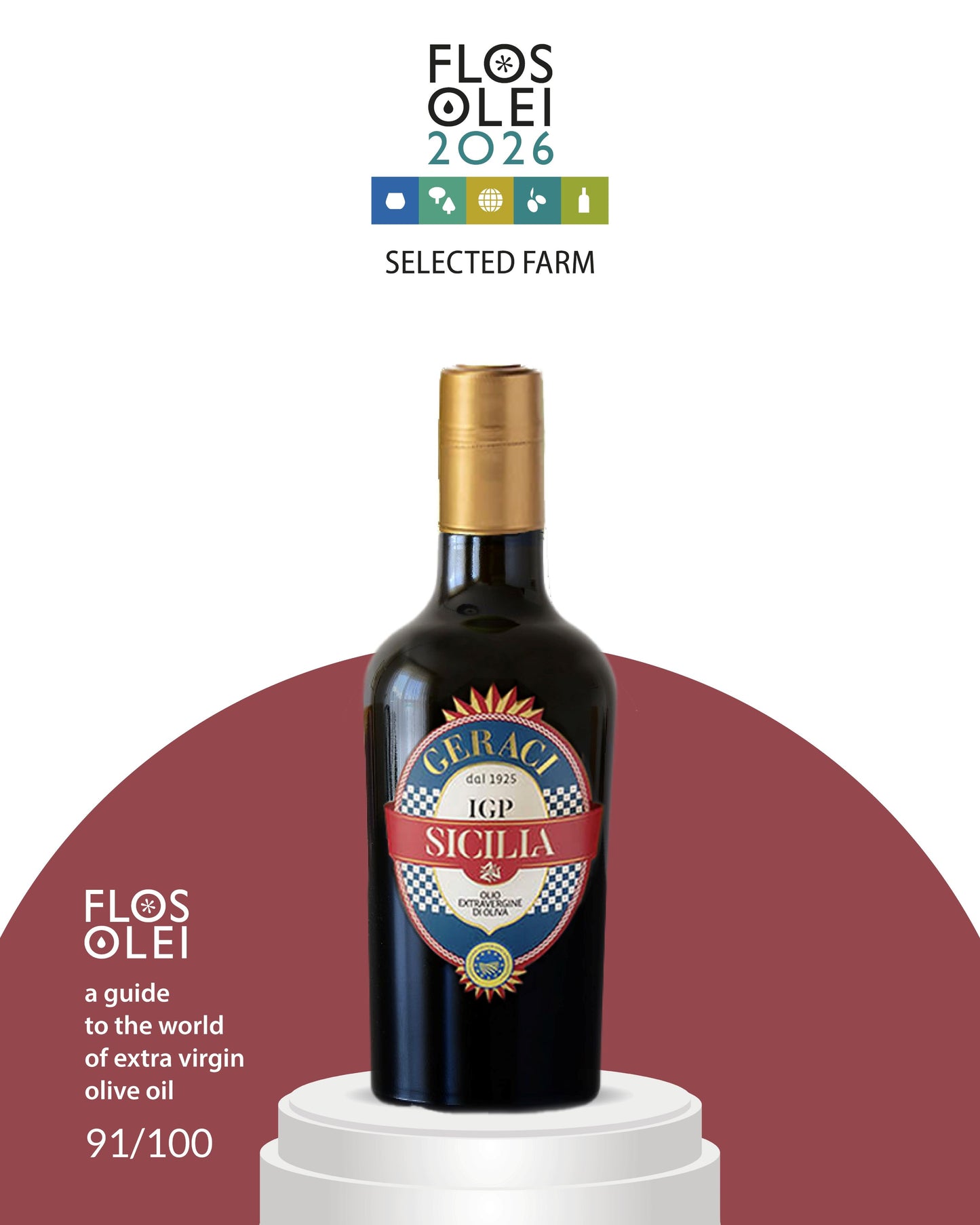 Geraci IGP Sicilia Extra Virgin Olive Oil – Award-Winning
