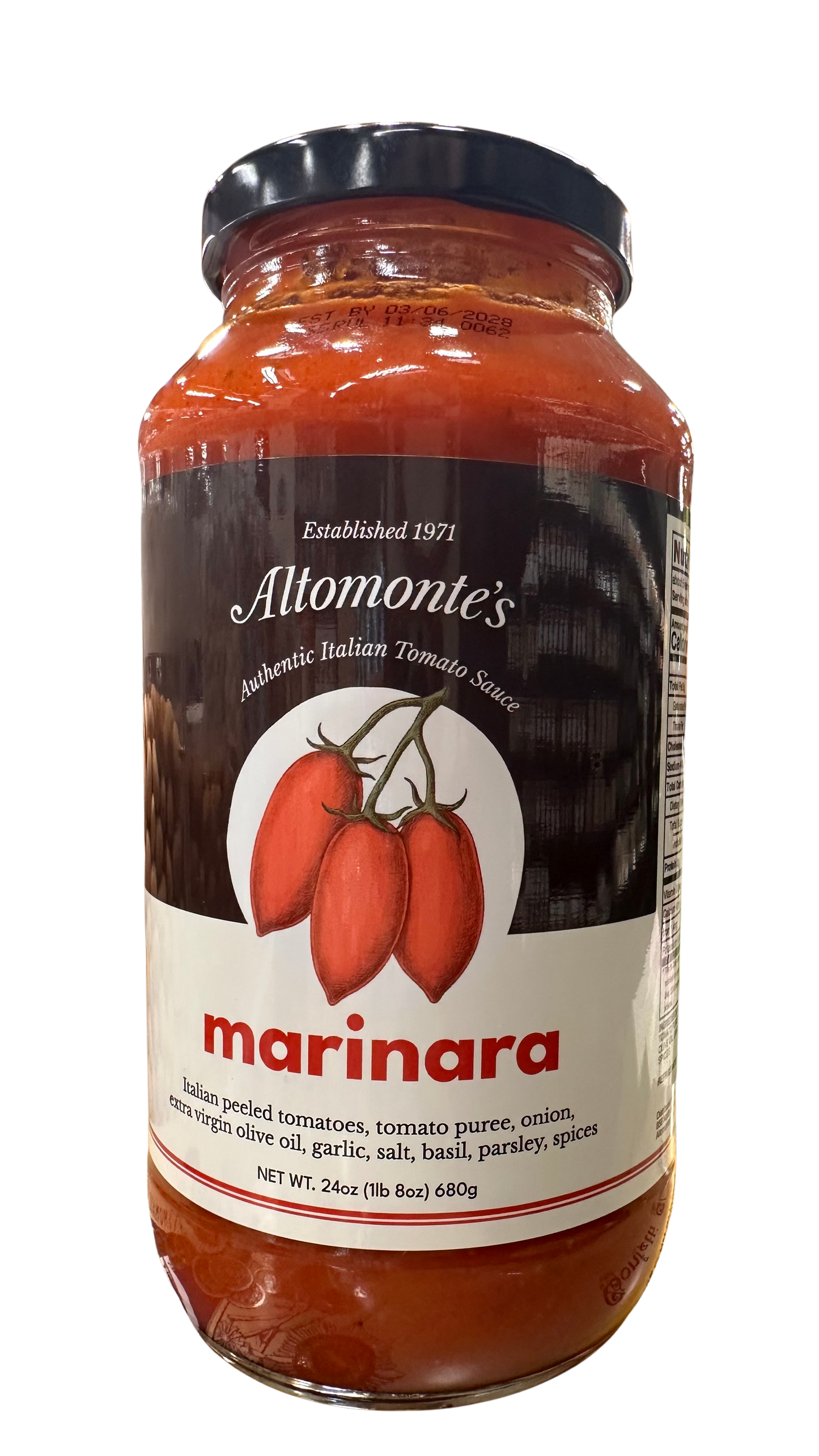 Altomonte's Marinara Sauce – Classic Italian Tomato Sauce, 24oz