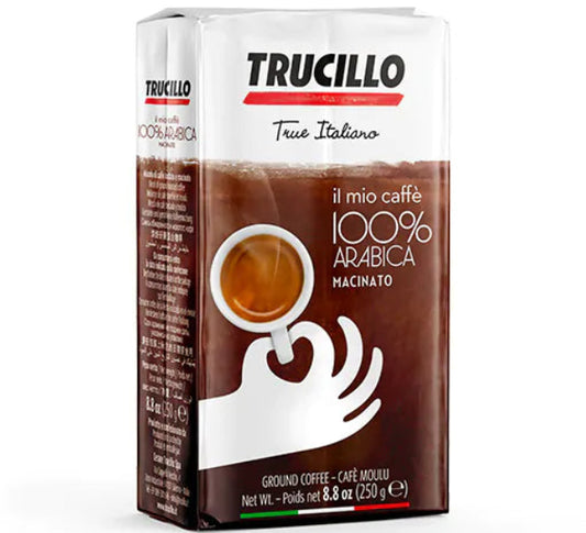 Trucillo coffee package on a white background