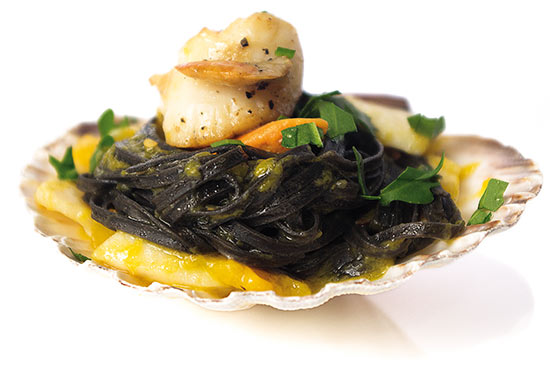 Linguine Al Nero Di Seppia - W/ Black Ink Of Squid