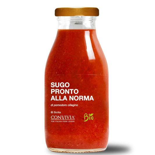Convivìa Organic Cherry Tomato Sauce “Alla Norma” – 250g