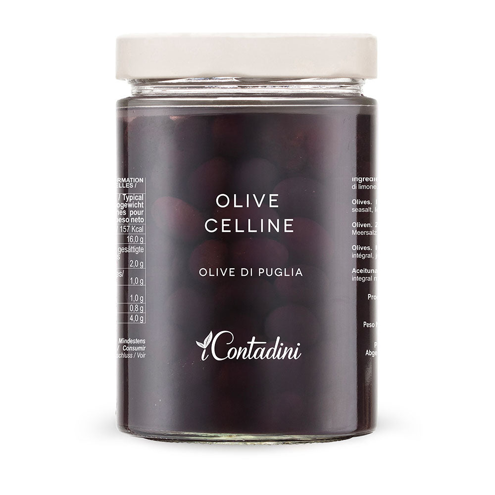 I Contadini Celline Olives in Brine - 550 g