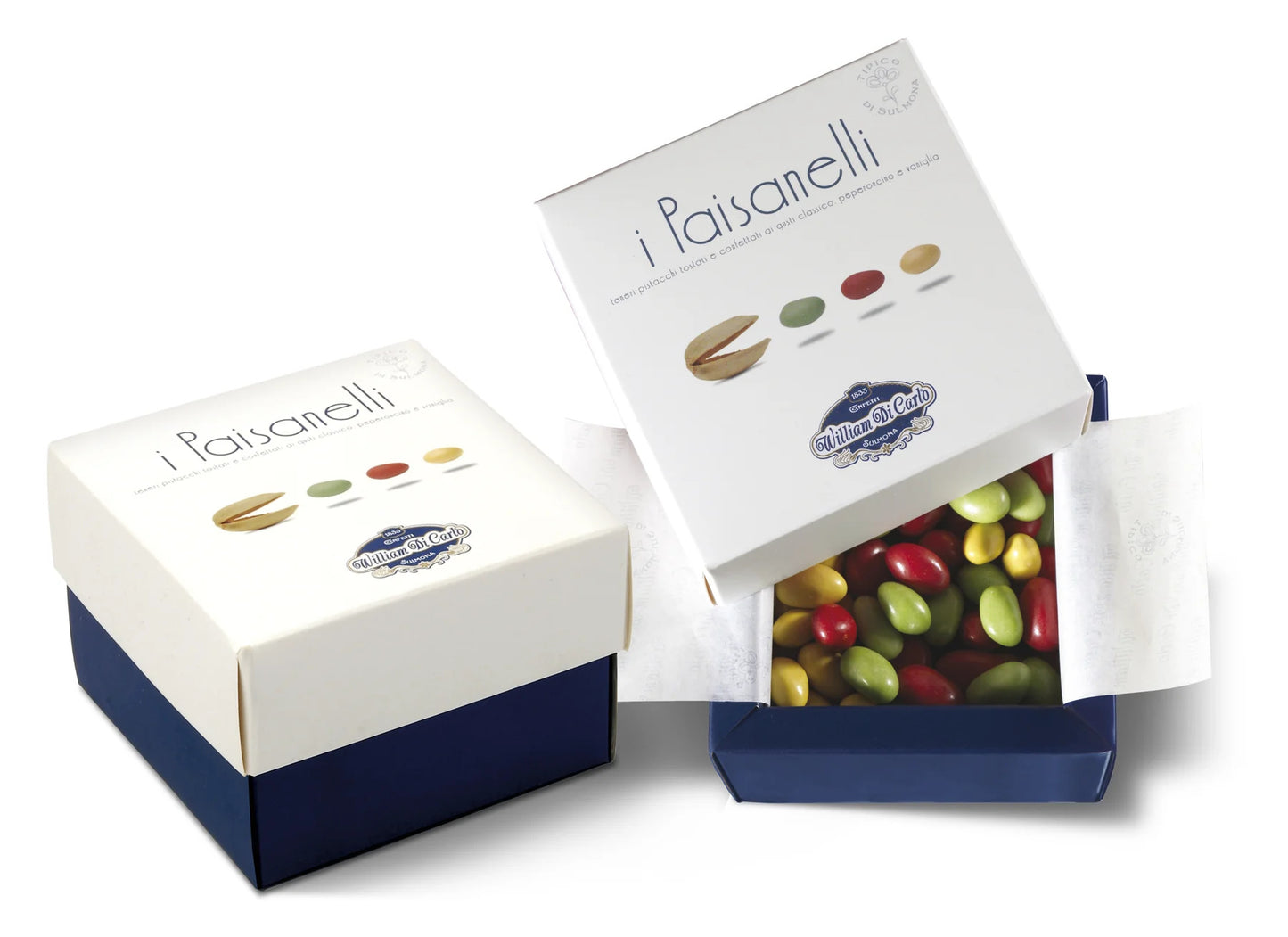 I Paisanelli Mix – Italian Pistachio Chocolate Dragees (210g / 1kg)