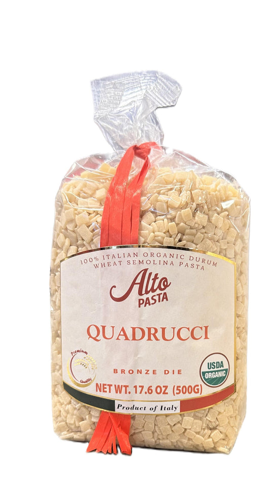 Alto Quadrucci Pastina 500G – Organic Semolina Pasta