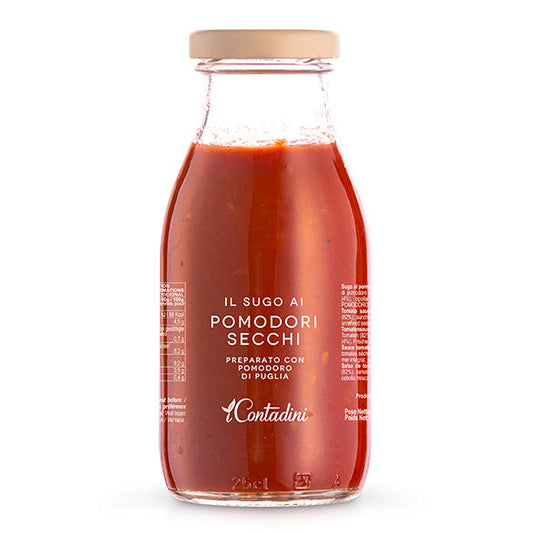 I Contadini Sundried Tomato Sauce – Fresh & Sun-Dried Puglian Tomatoes, 250g
