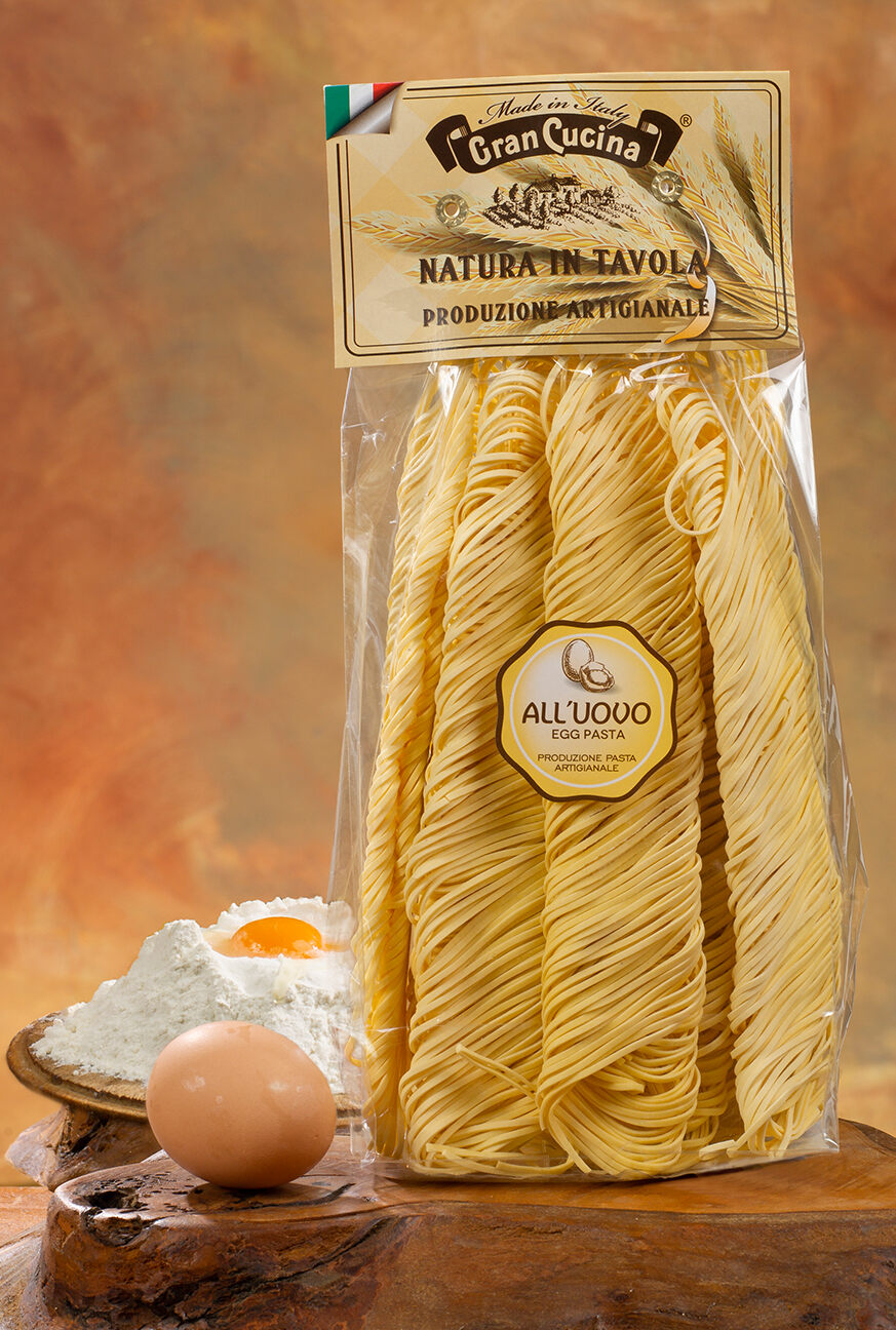 Gran Cucina Egg Tagliolini – Artisan Langhe Pasta, Slow-Dried 24h, 500g