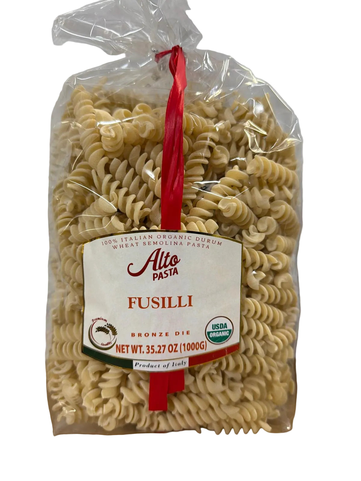 Alto Fusilli Corti 500g – Organic Bronze-Cut Italian Pasta