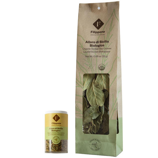 Organic Sicilian Bay Leaves | Dry, 25g | Imported from Italy