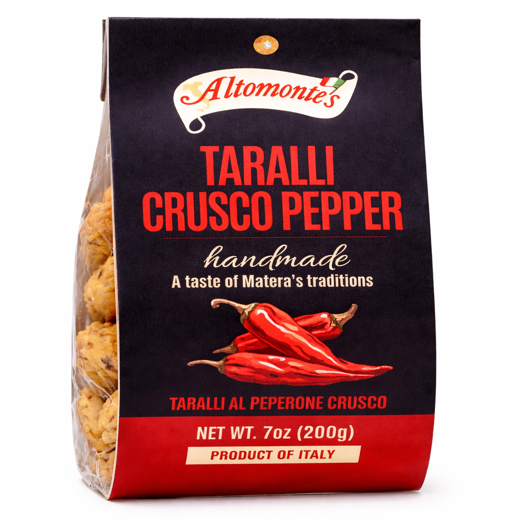 Altomonte's Taralli Crusco Pepper 200g