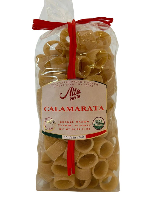 Alto Calamarata 500g – Organic Bronze-Cut Italian Pasta