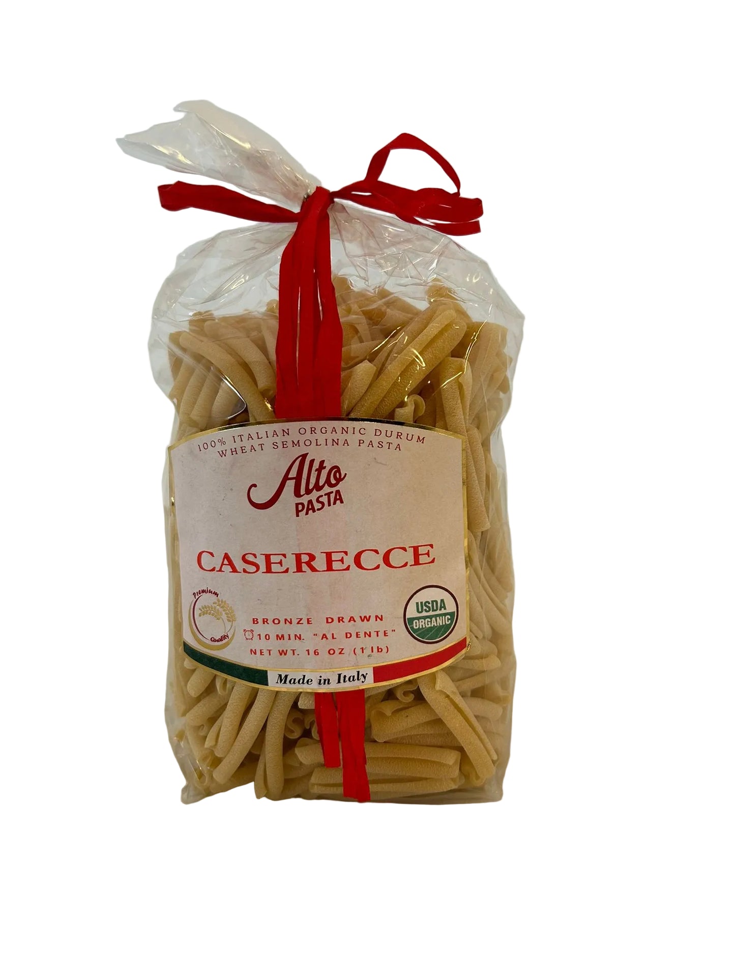 Alto Caserecce 500g – Organic Bronze-Cut Italian Pasta