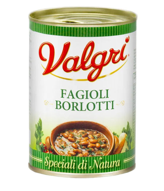 Fagioli Borlotti in Brine 400g – Italian Cranberry Beans | Valgri