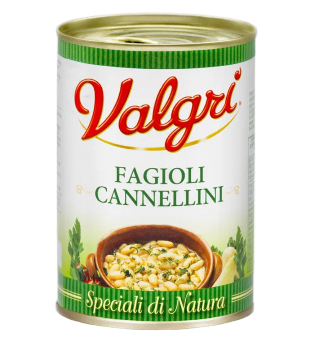 Cannellini Beans in Brine 400g – Italian White Kidney Beans | Valgri