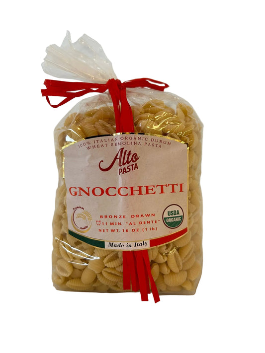 Alto Gnocchetti Rigati 500g – Organic Bronze-Cut Italian Pasta