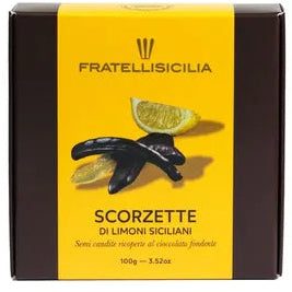 SICILIAN SEMI-CANDIED LEMON PEELS 100g