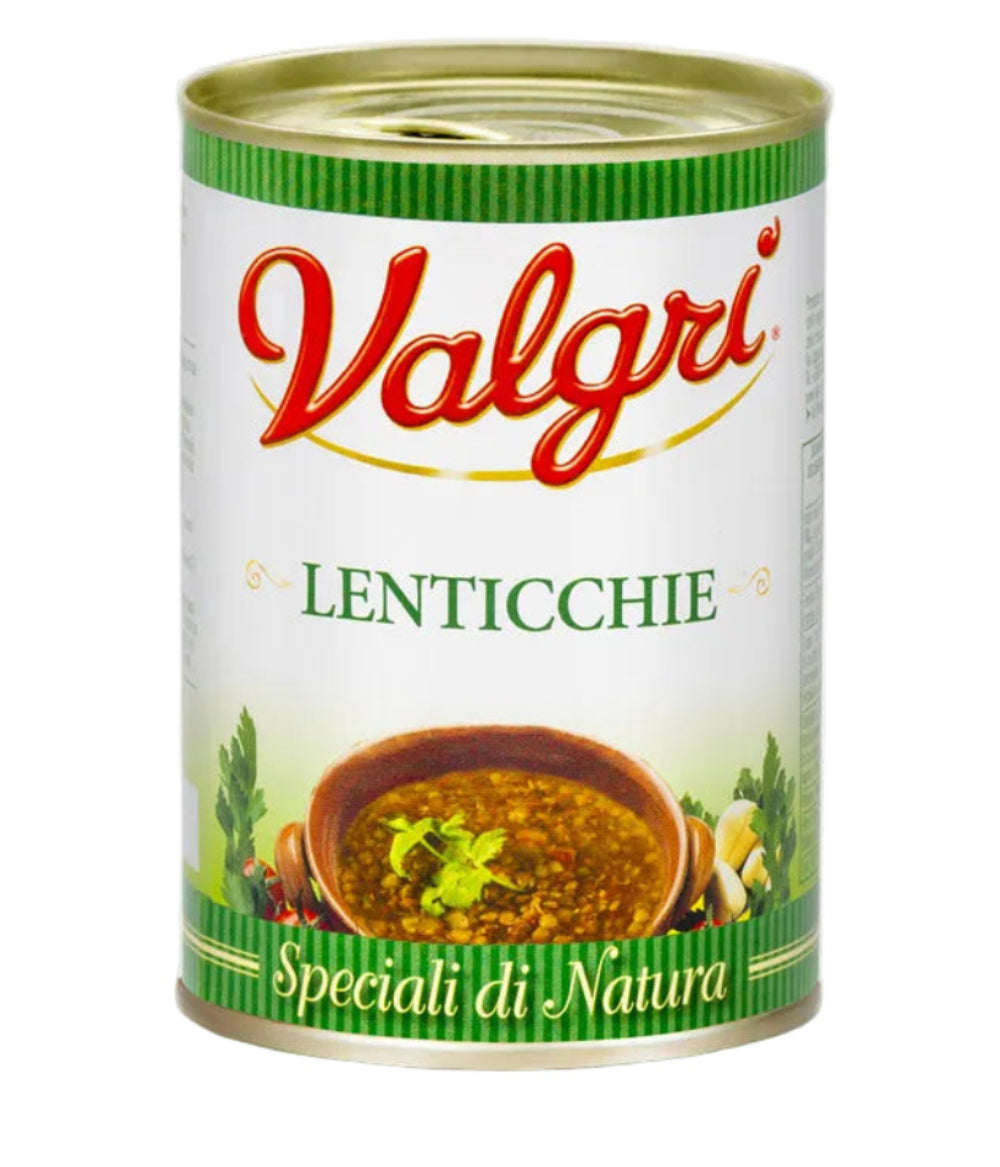 Italian Lentils in Brine 400g – Lenticchie in Latta | Valgri