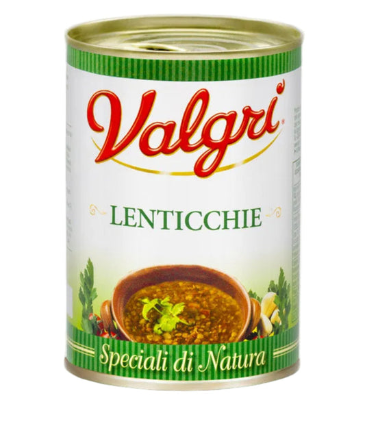 Italian Lentils in Brine 400g – Lenticchie in Latta | Valgri