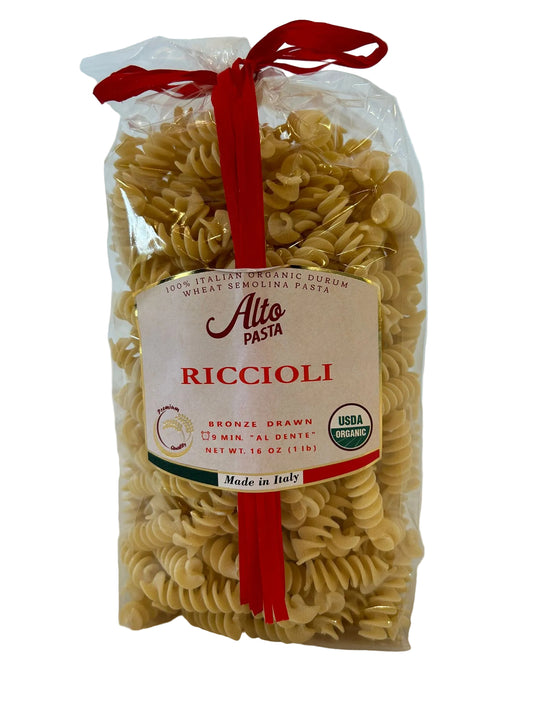 Alto Riccioli 500g – Organic Bronze-Cut Italian Pasta