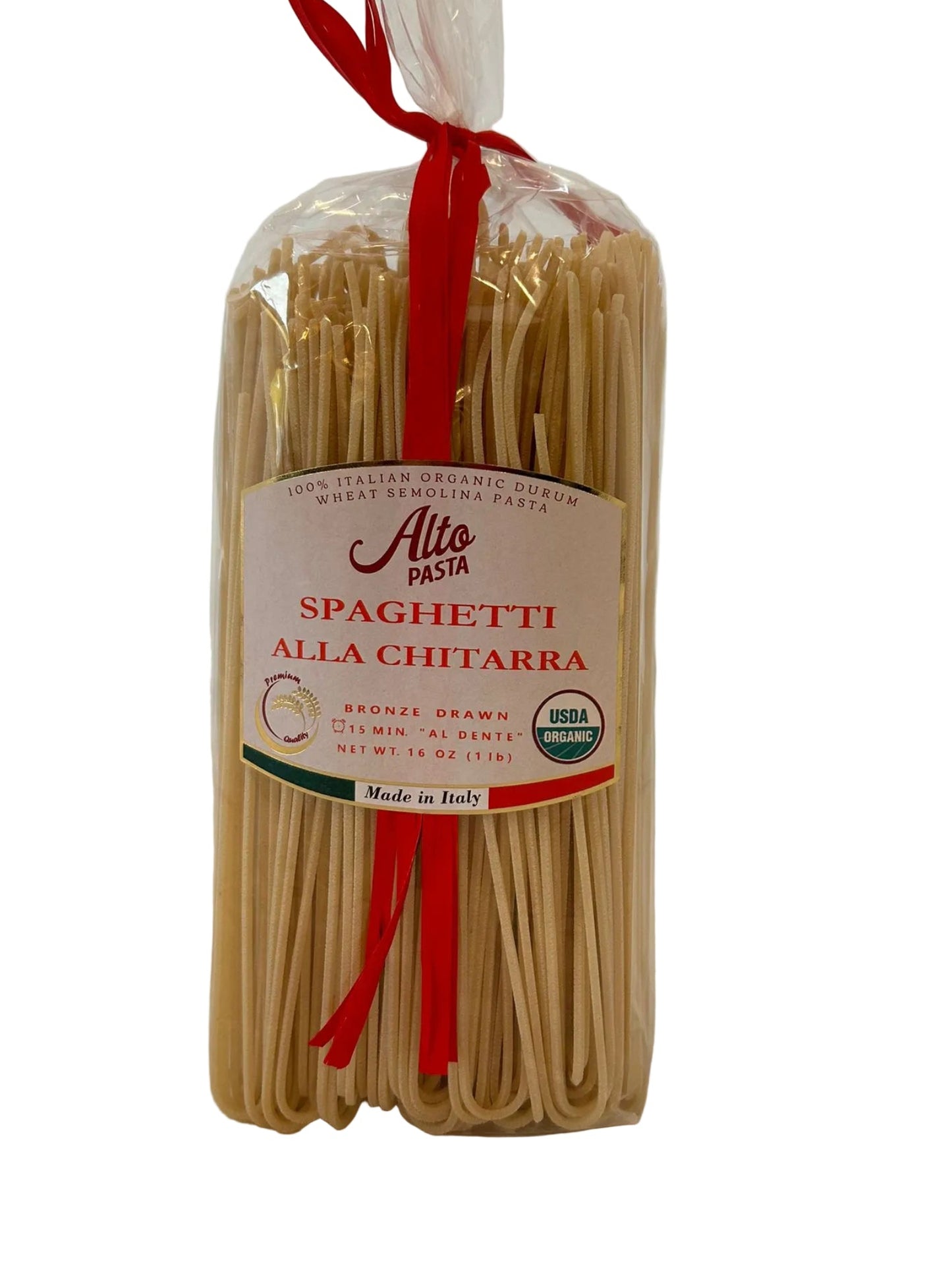 Alto Spaghetti alla Chitarra 500g – Organic Bronze-Cut Italian Pasta