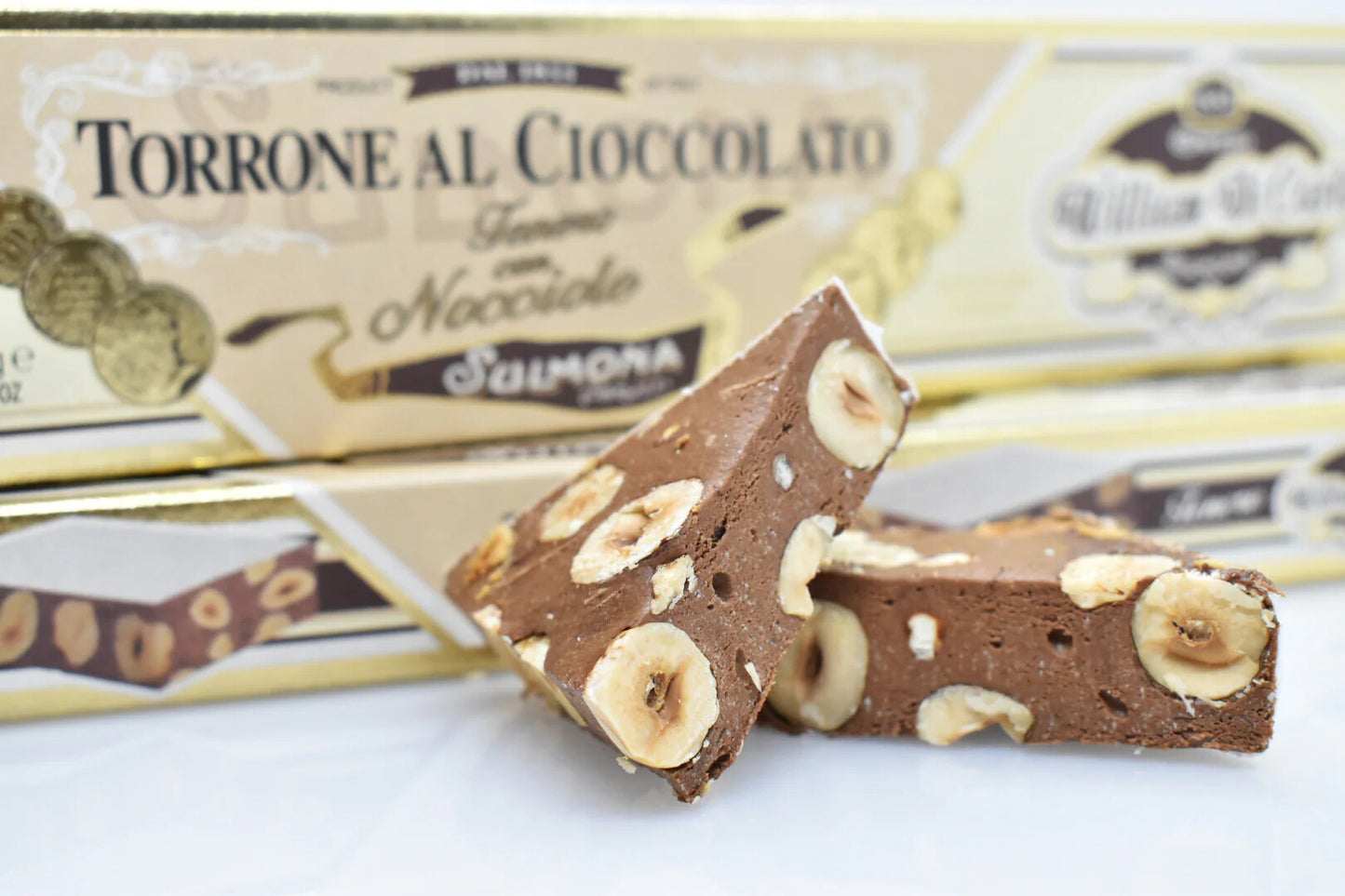 Torrone Tenero Al Cioccolato Con Nocciole (Soft Choc.nougat W.hazelnuts) 200g