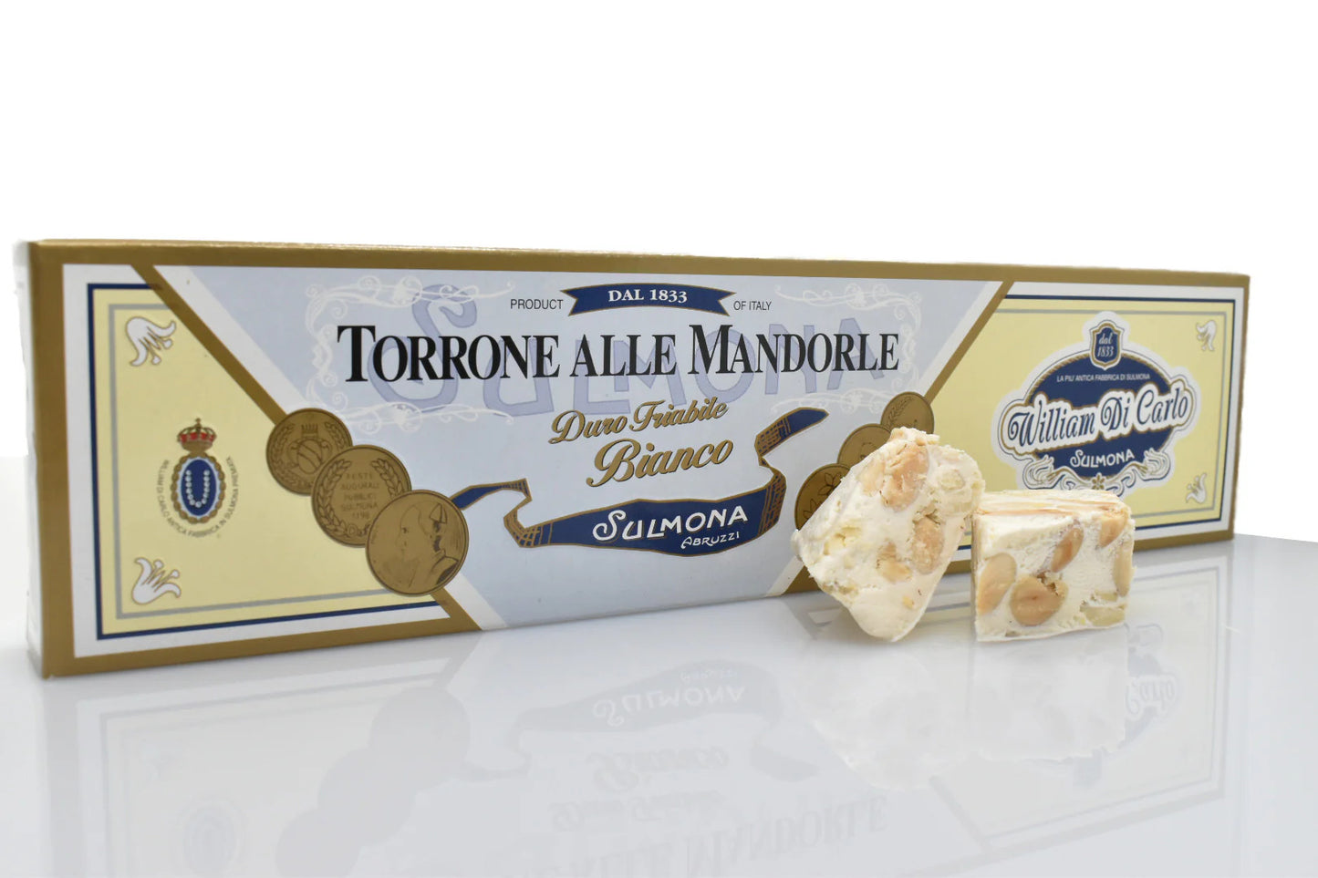 Torrone Tenero Bianco 200G (Soft white Nougat w/Almonds) 200g