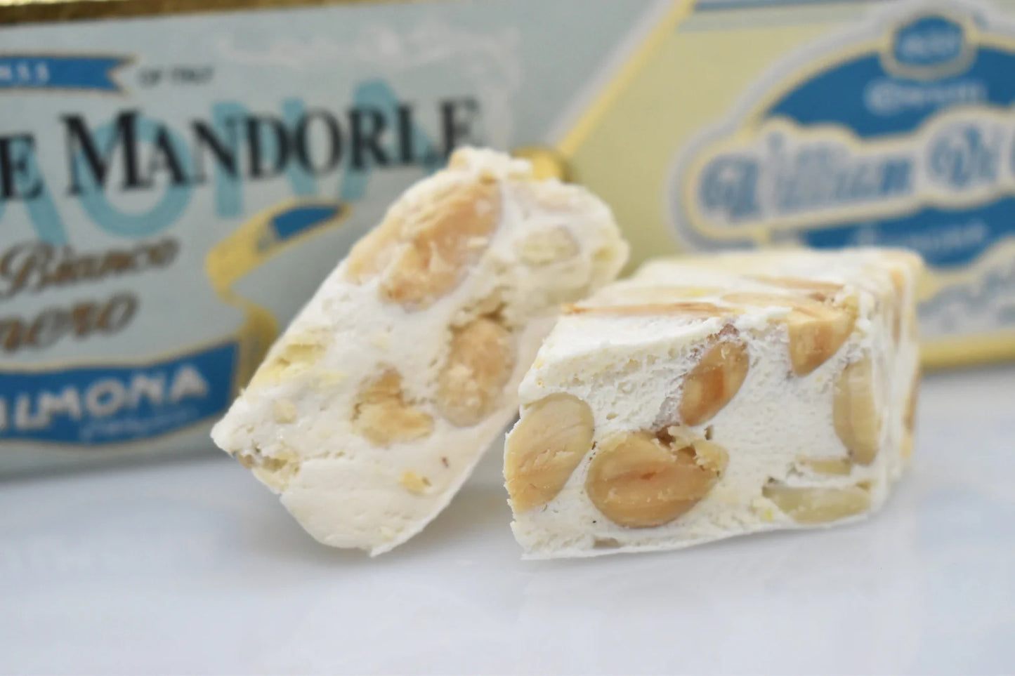 Torrone Tenero Bianco 200G (Soft white Nougat w/Almonds) 200g