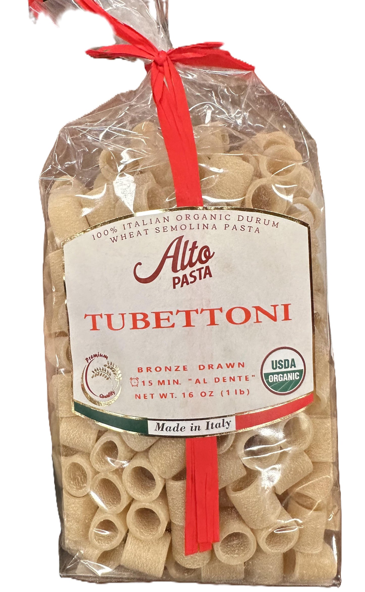 Alto Tubettoni 500G – Organic Semolina Pasta