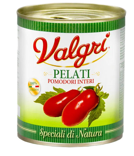 Italian Whole Peeled Tomatoes 800g – Pelati | Valgri